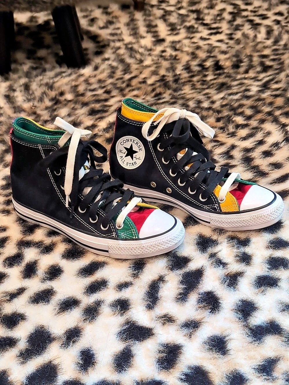 Converse Chuck Taylor All Star Double Upper High Black Multi Double Upper High
